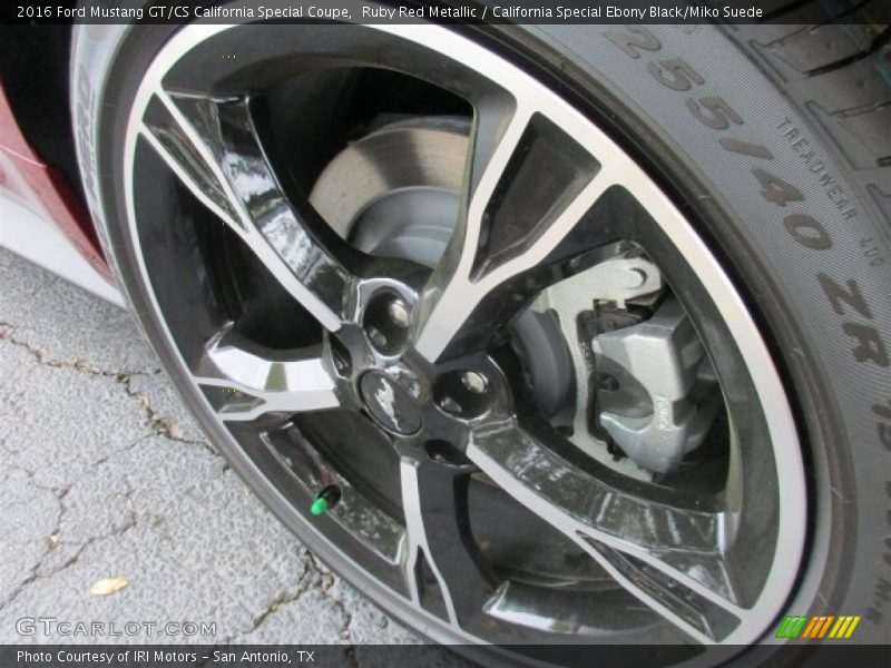 Ruby Red Metallic / California Special Ebony Black/Miko Suede 2016 Ford Mustang GT/CS California Special Coupe