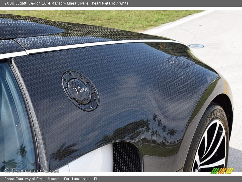 Pearl Metallic / White 2008 Bugatti Veyron 16.4 Mansory Linea Vivere