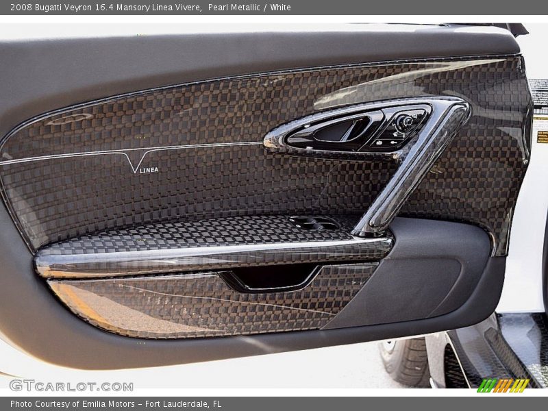 Pearl Metallic / White 2008 Bugatti Veyron 16.4 Mansory Linea Vivere