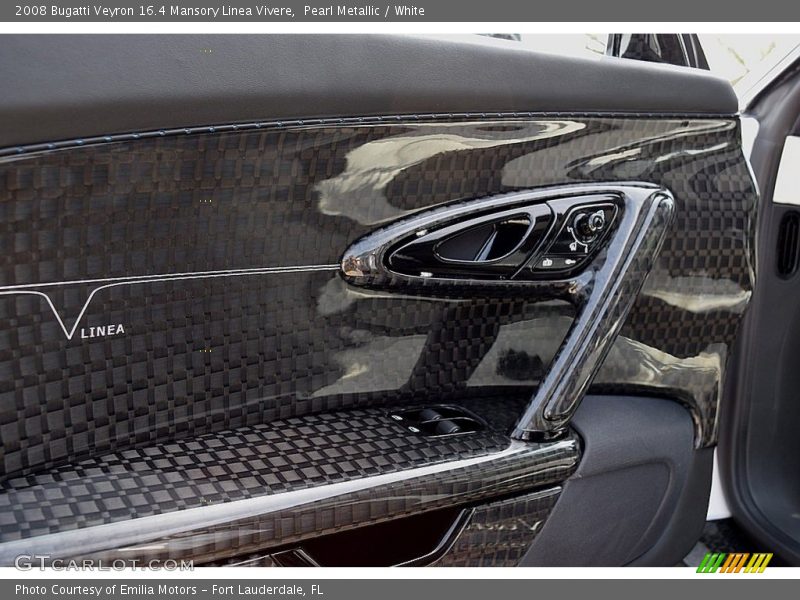 Pearl Metallic / White 2008 Bugatti Veyron 16.4 Mansory Linea Vivere