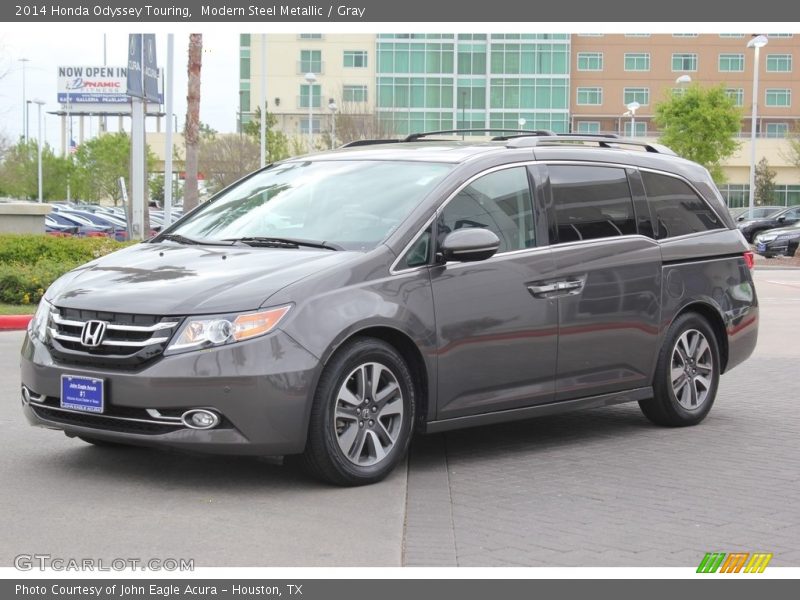 Modern Steel Metallic / Gray 2014 Honda Odyssey Touring