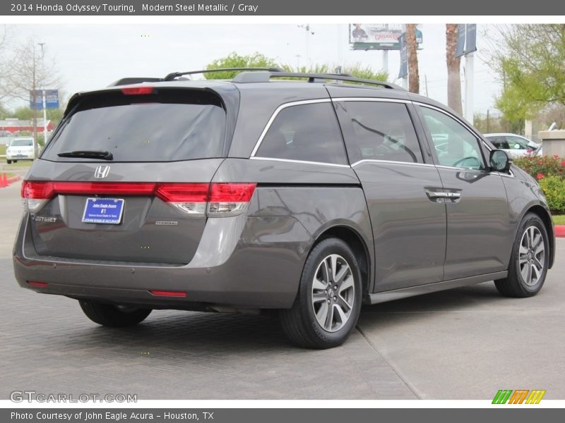 Modern Steel Metallic / Gray 2014 Honda Odyssey Touring
