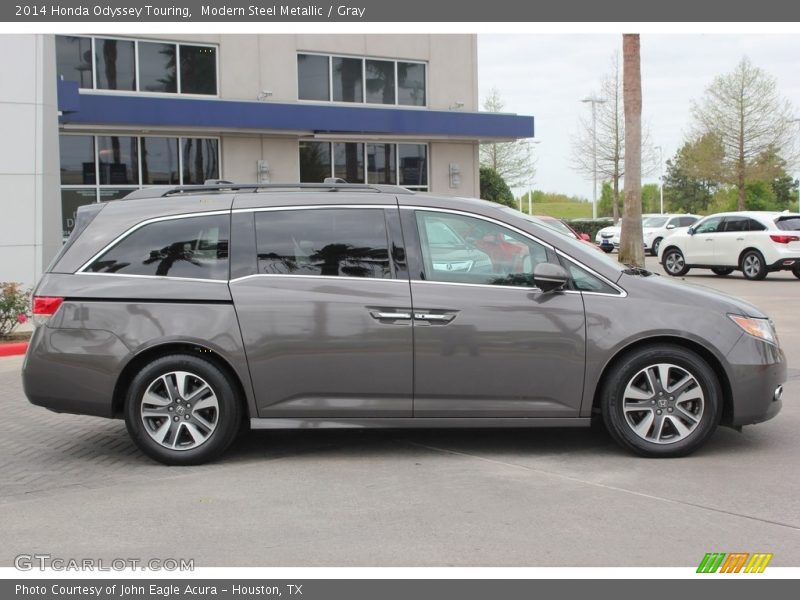 Modern Steel Metallic / Gray 2014 Honda Odyssey Touring