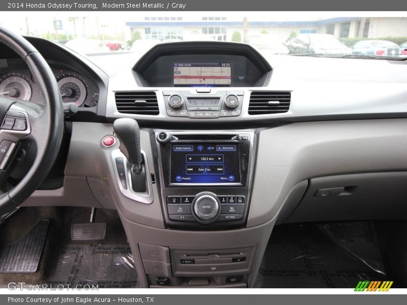 Modern Steel Metallic / Gray 2014 Honda Odyssey Touring