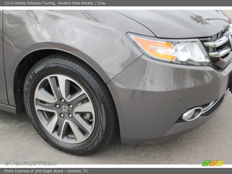 Modern Steel Metallic / Gray 2014 Honda Odyssey Touring