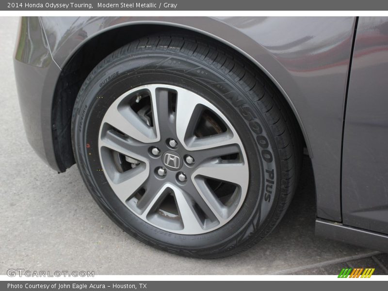 Modern Steel Metallic / Gray 2014 Honda Odyssey Touring