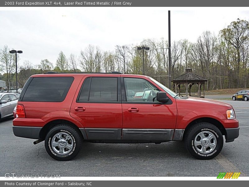 Laser Red Tinted Metallic / Flint Grey 2003 Ford Expedition XLT 4x4