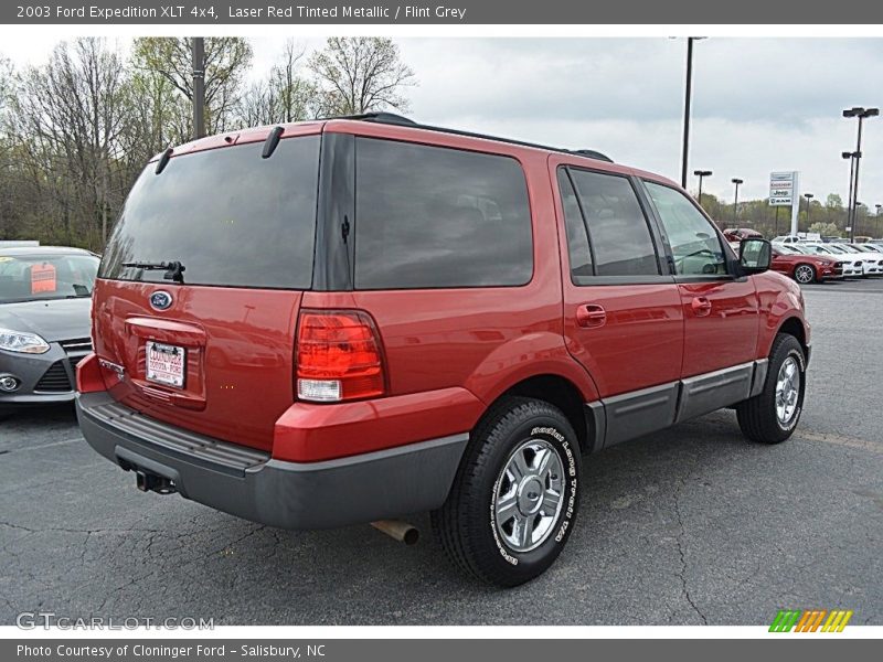 Laser Red Tinted Metallic / Flint Grey 2003 Ford Expedition XLT 4x4