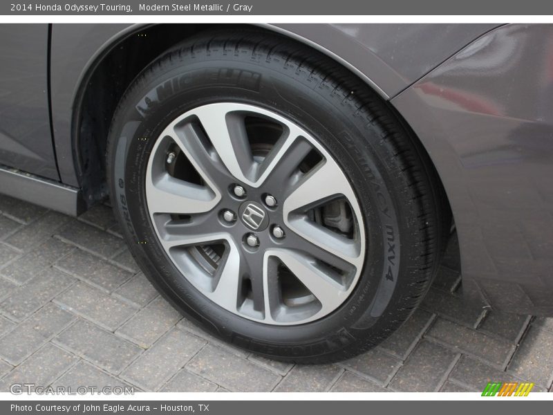 Modern Steel Metallic / Gray 2014 Honda Odyssey Touring