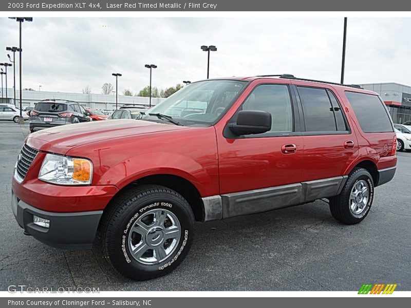 Laser Red Tinted Metallic / Flint Grey 2003 Ford Expedition XLT 4x4
