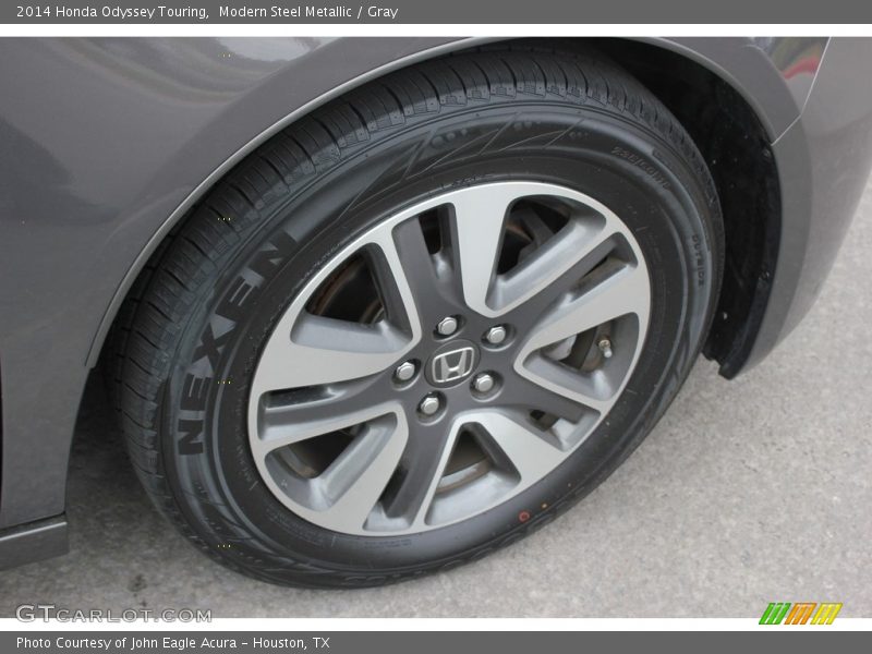 Modern Steel Metallic / Gray 2014 Honda Odyssey Touring