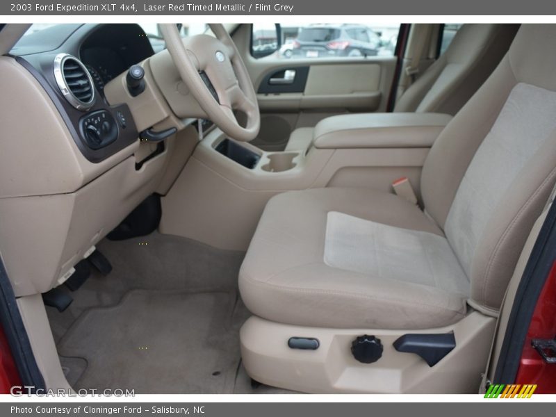 Laser Red Tinted Metallic / Flint Grey 2003 Ford Expedition XLT 4x4