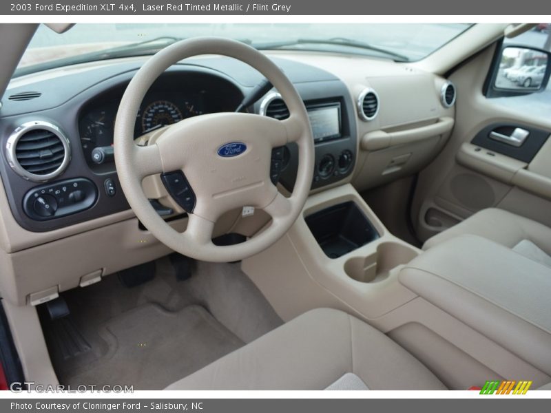 Laser Red Tinted Metallic / Flint Grey 2003 Ford Expedition XLT 4x4