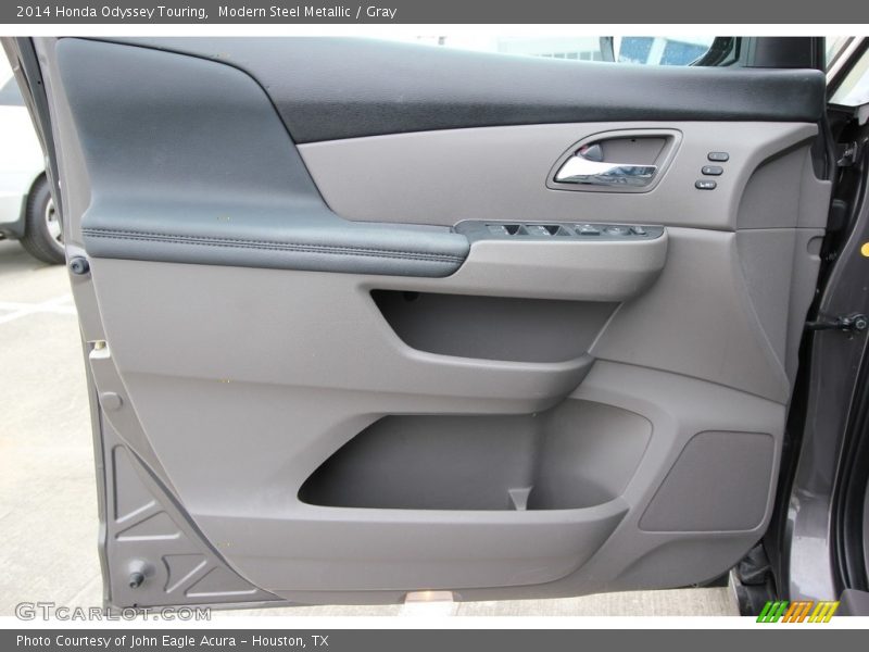 Modern Steel Metallic / Gray 2014 Honda Odyssey Touring