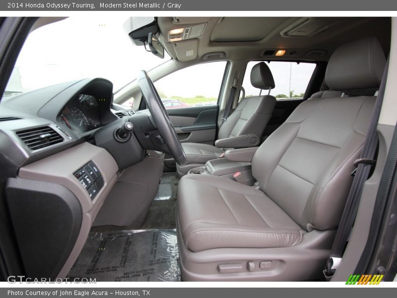 Modern Steel Metallic / Gray 2014 Honda Odyssey Touring