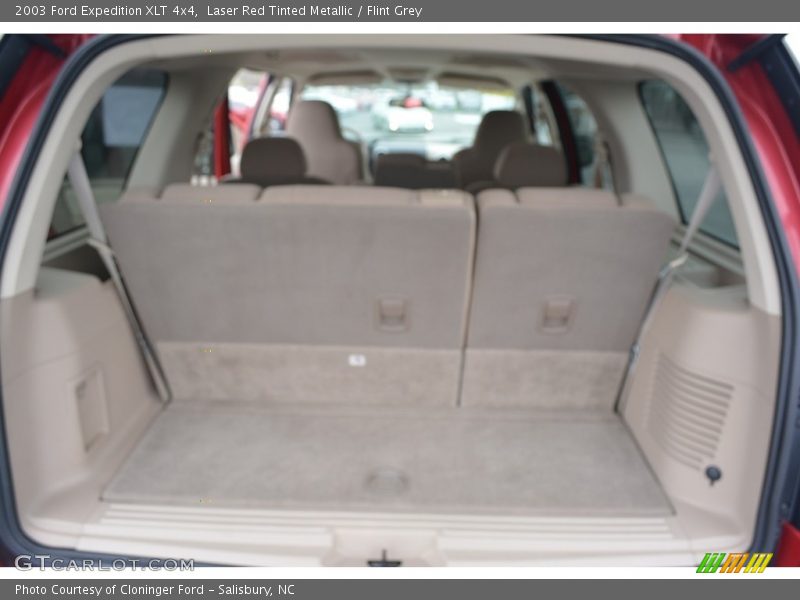 Laser Red Tinted Metallic / Flint Grey 2003 Ford Expedition XLT 4x4