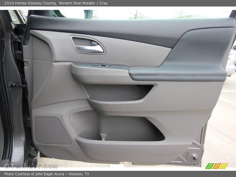 Modern Steel Metallic / Gray 2014 Honda Odyssey Touring