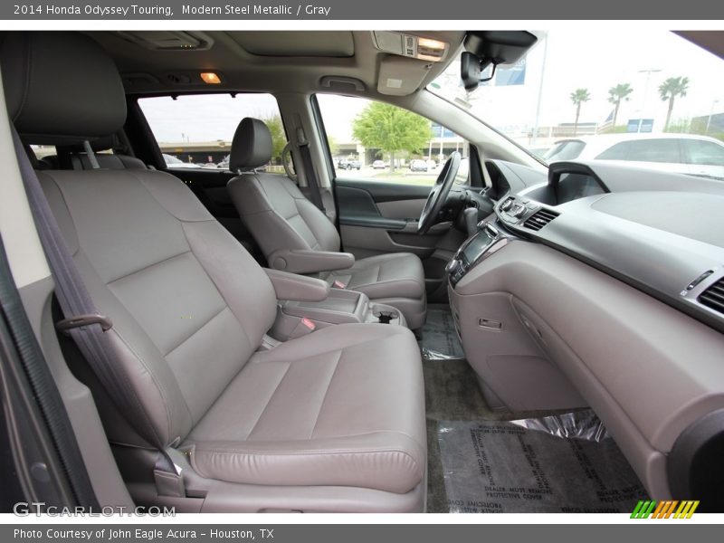 Modern Steel Metallic / Gray 2014 Honda Odyssey Touring