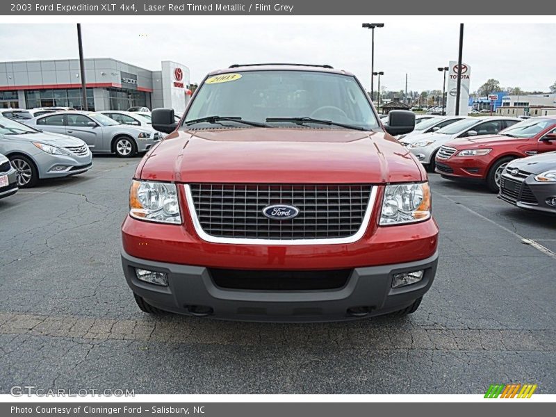 Laser Red Tinted Metallic / Flint Grey 2003 Ford Expedition XLT 4x4