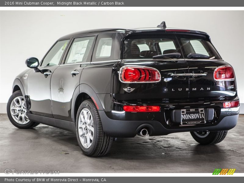 Midnight Black Metallic / Carbon Black 2016 Mini Clubman Cooper