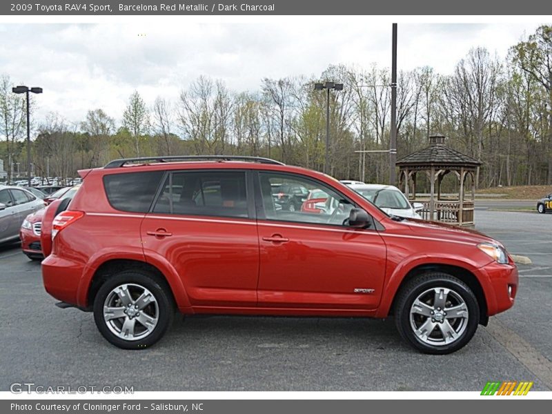 Barcelona Red Metallic / Dark Charcoal 2009 Toyota RAV4 Sport