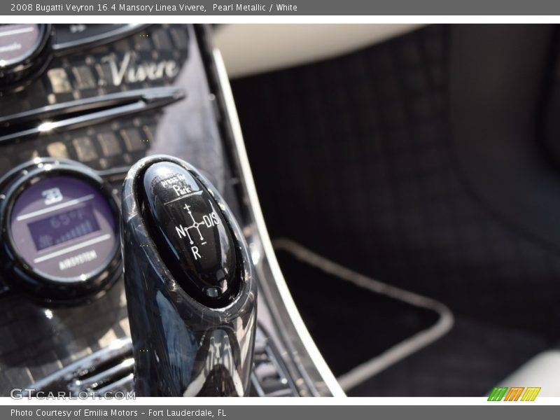Pearl Metallic / White 2008 Bugatti Veyron 16.4 Mansory Linea Vivere