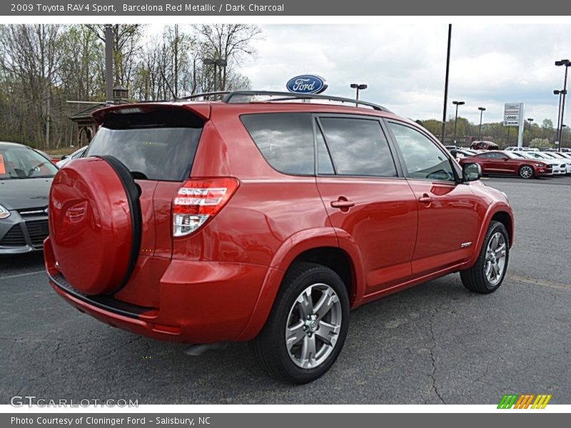 Barcelona Red Metallic / Dark Charcoal 2009 Toyota RAV4 Sport