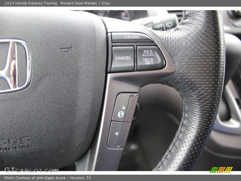 Modern Steel Metallic / Gray 2014 Honda Odyssey Touring