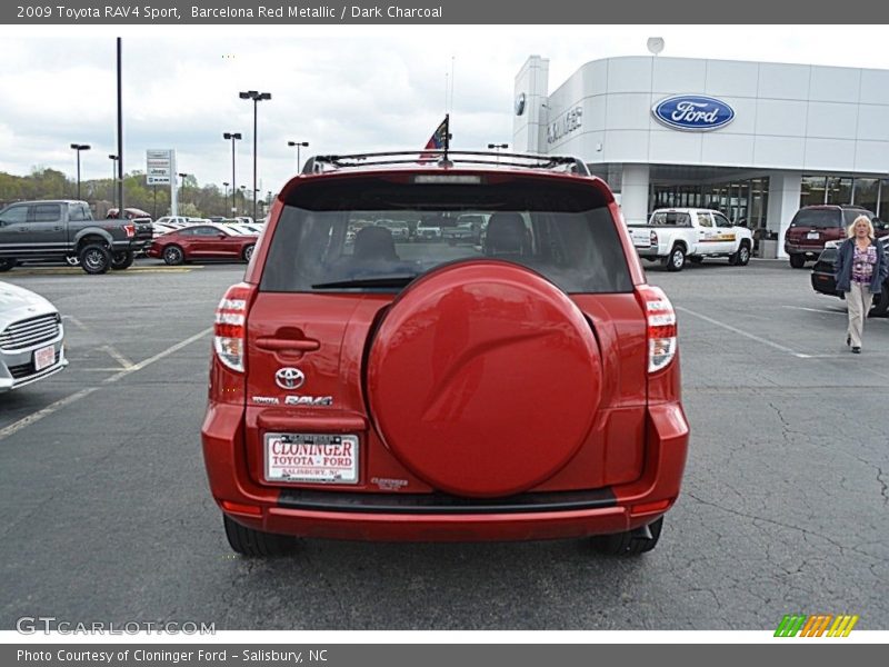 Barcelona Red Metallic / Dark Charcoal 2009 Toyota RAV4 Sport