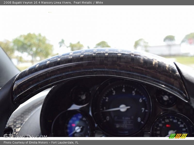 Pearl Metallic / White 2008 Bugatti Veyron 16.4 Mansory Linea Vivere