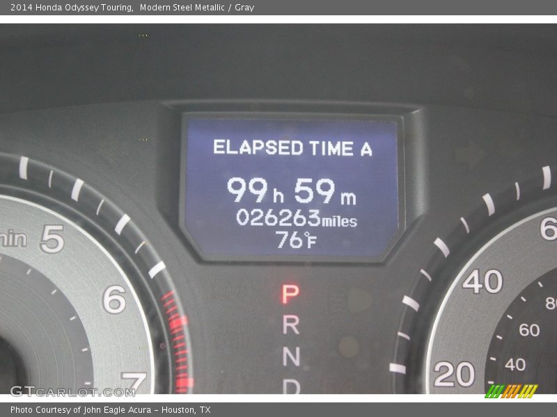Modern Steel Metallic / Gray 2014 Honda Odyssey Touring