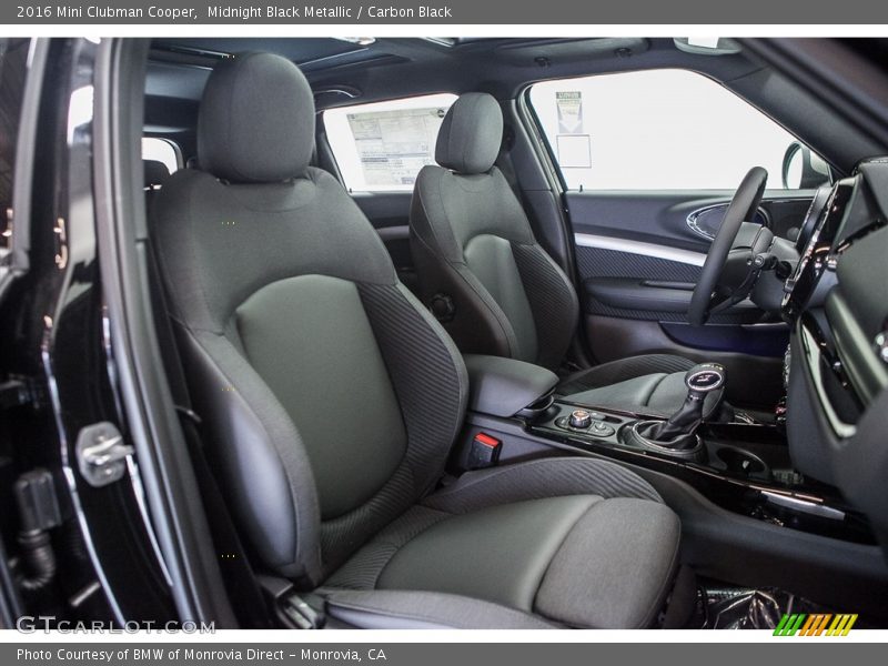 Midnight Black Metallic / Carbon Black 2016 Mini Clubman Cooper