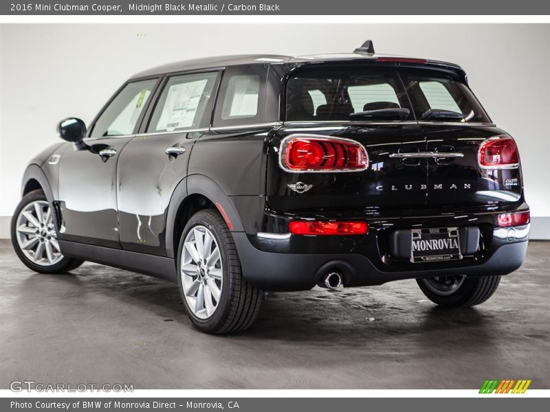 Midnight Black Metallic / Carbon Black 2016 Mini Clubman Cooper