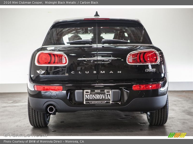 Midnight Black Metallic / Carbon Black 2016 Mini Clubman Cooper