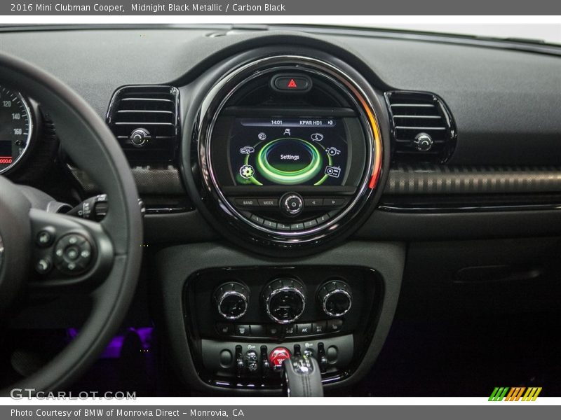 Midnight Black Metallic / Carbon Black 2016 Mini Clubman Cooper