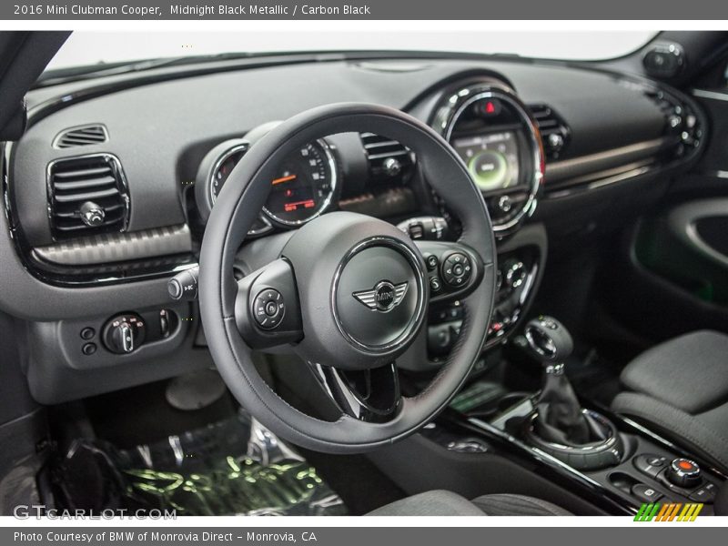 Midnight Black Metallic / Carbon Black 2016 Mini Clubman Cooper