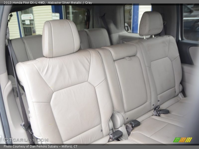 Alabaster Silver Metallic / Gray 2013 Honda Pilot EX-L 4WD