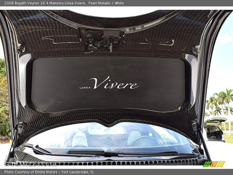 Pearl Metallic / White 2008 Bugatti Veyron 16.4 Mansory Linea Vivere
