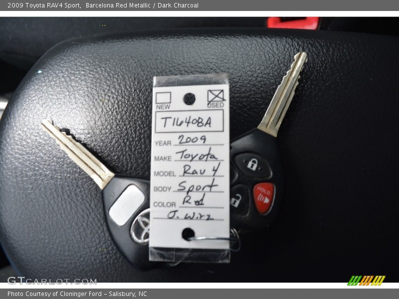 Barcelona Red Metallic / Dark Charcoal 2009 Toyota RAV4 Sport
