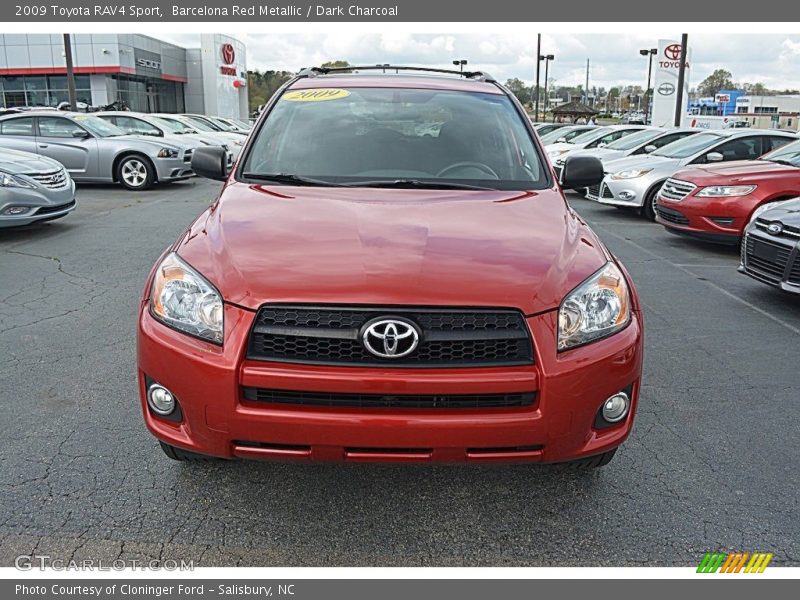 Barcelona Red Metallic / Dark Charcoal 2009 Toyota RAV4 Sport