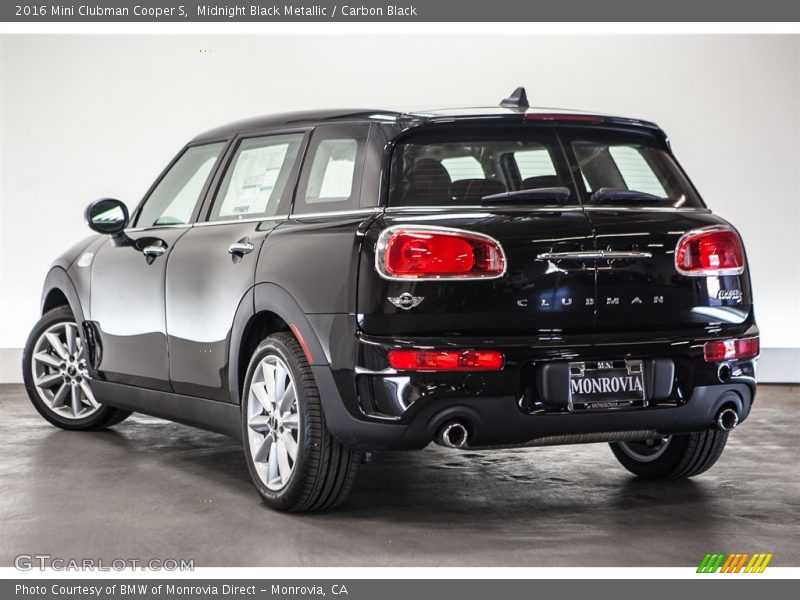 Midnight Black Metallic / Carbon Black 2016 Mini Clubman Cooper S