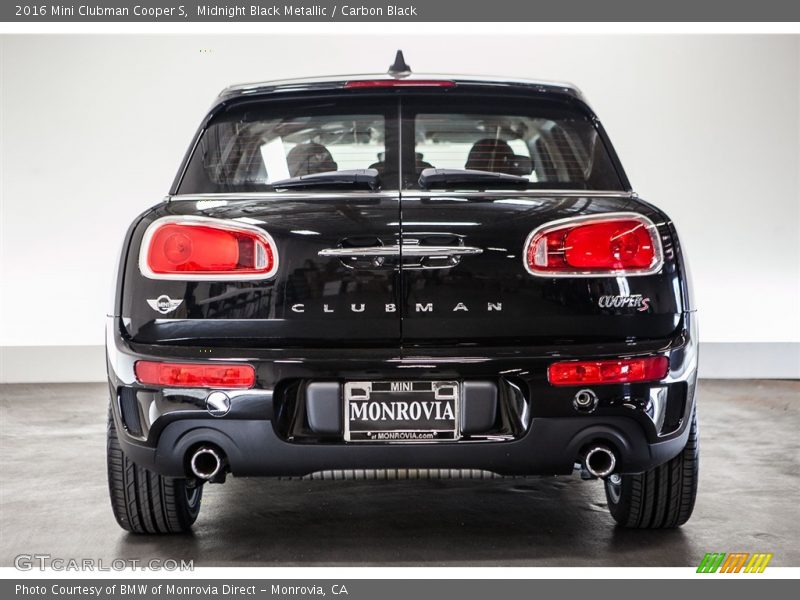 Midnight Black Metallic / Carbon Black 2016 Mini Clubman Cooper S