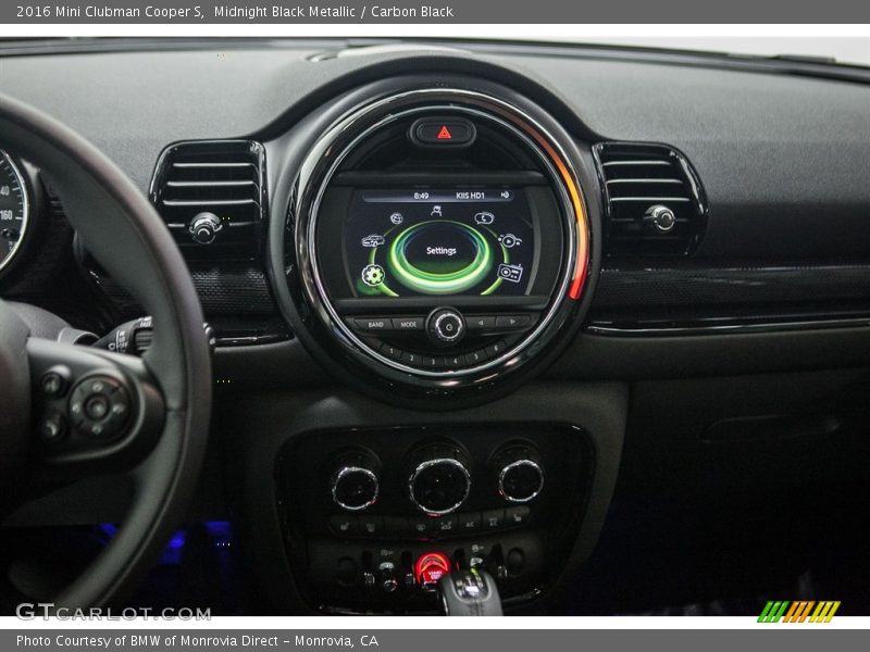 Midnight Black Metallic / Carbon Black 2016 Mini Clubman Cooper S