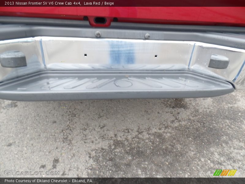 Lava Red / Beige 2013 Nissan Frontier SV V6 Crew Cab 4x4