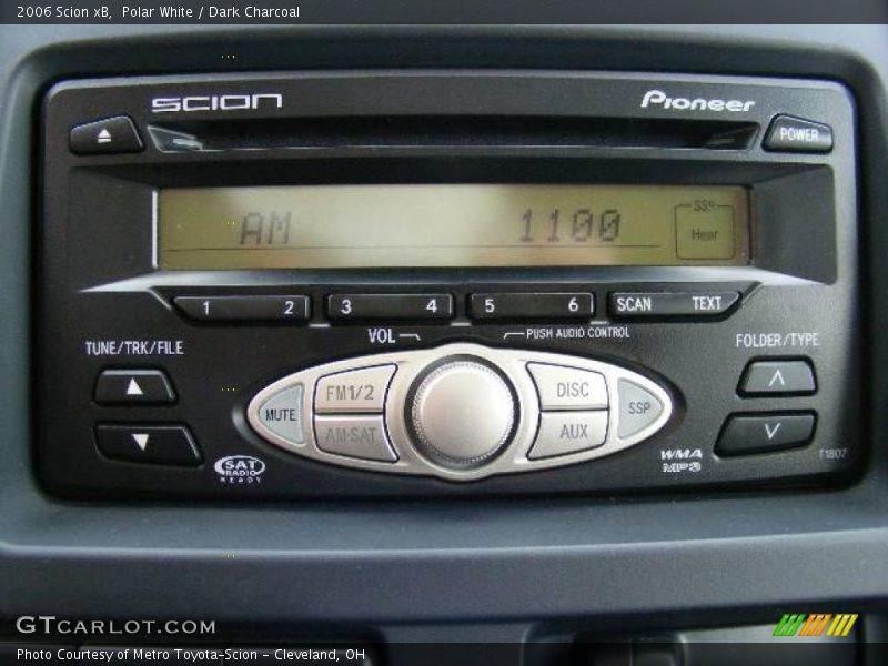 Polar White / Dark Charcoal 2006 Scion xB