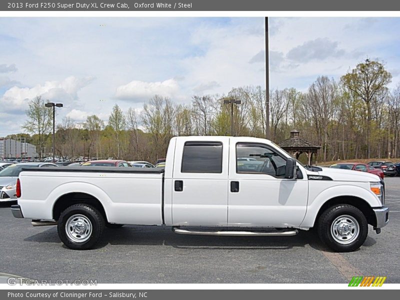 Oxford White / Steel 2013 Ford F250 Super Duty XL Crew Cab