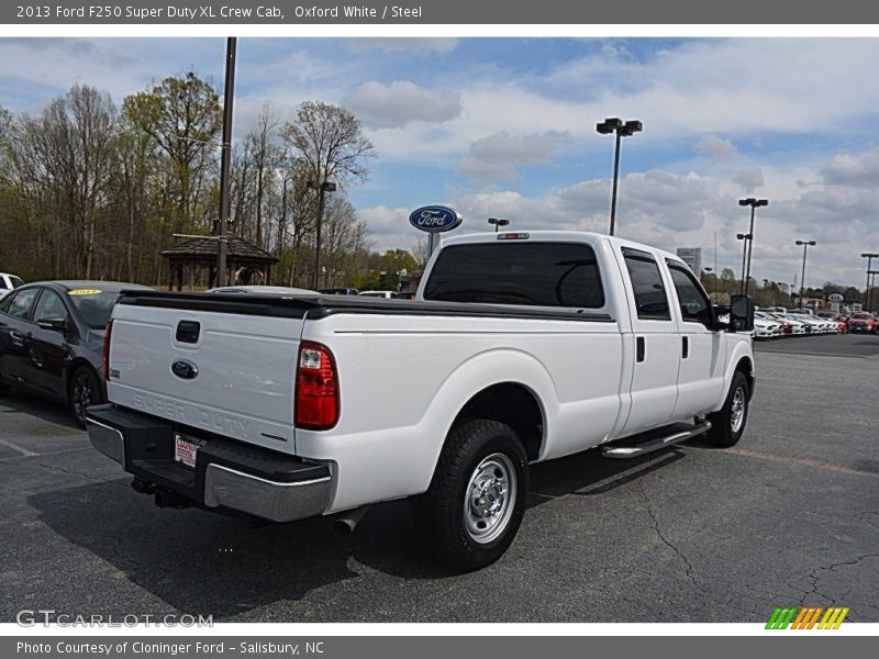 Oxford White / Steel 2013 Ford F250 Super Duty XL Crew Cab
