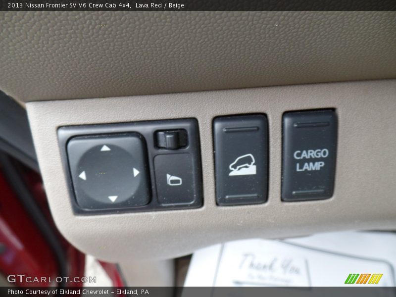 Lava Red / Beige 2013 Nissan Frontier SV V6 Crew Cab 4x4