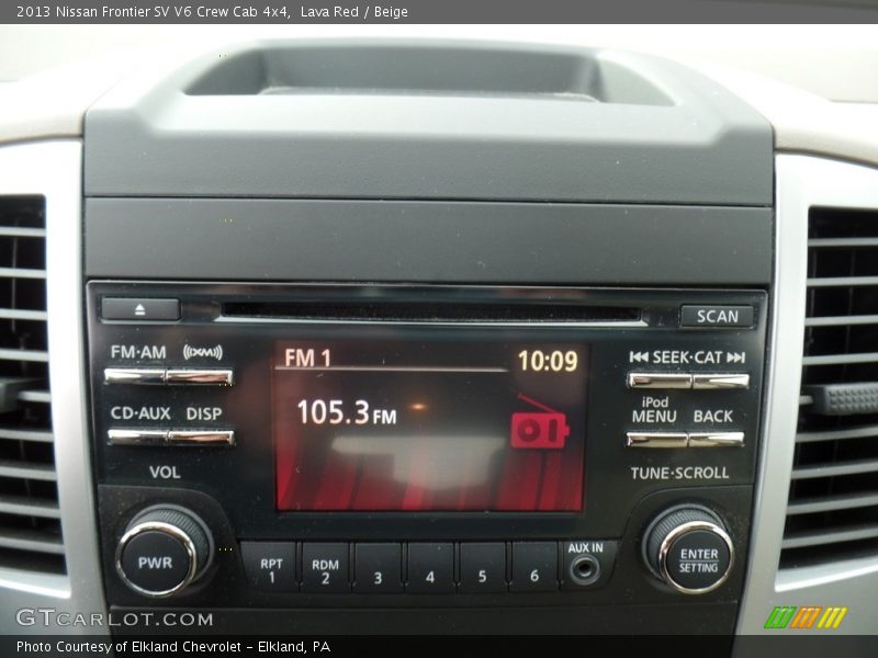 Lava Red / Beige 2013 Nissan Frontier SV V6 Crew Cab 4x4