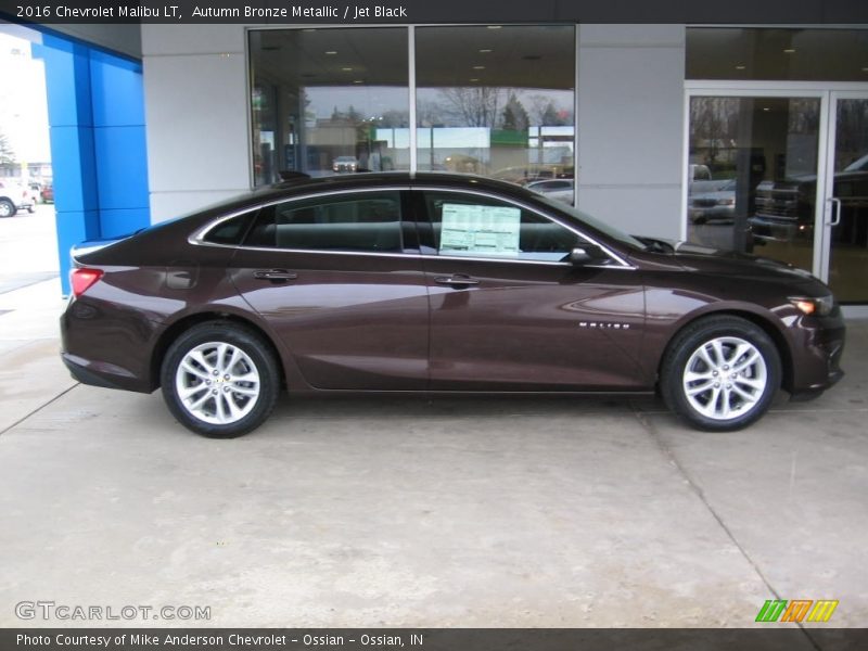 Autumn Bronze Metallic / Jet Black 2016 Chevrolet Malibu LT